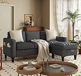 Youmumeub Convertible Sectional Sofa Couch, L-Shaped Couch 3-Seat Sofa with Storage Reversible Chais