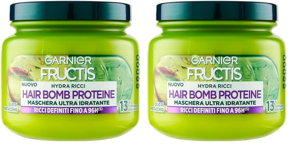 Garnier Fructis Maschera Ultra Idratante, Per Capelli da Mossi a...