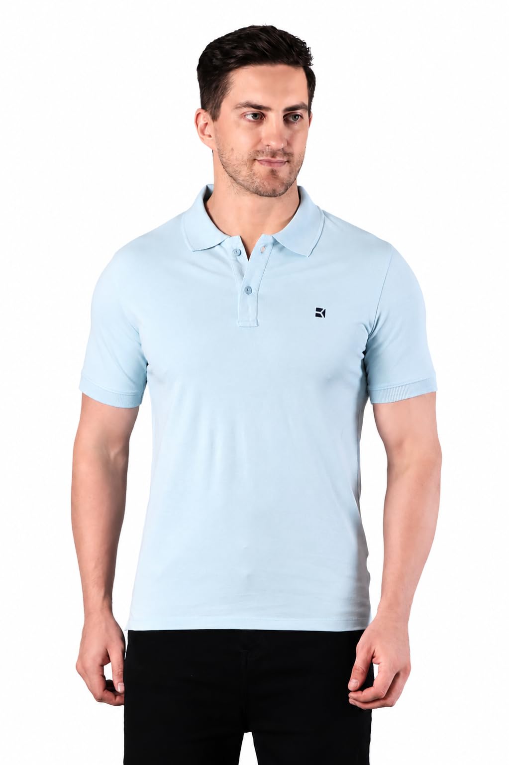 Prestige Polo | Comfortable Rich Cotton Blend, Band Collar, Regular Fit | Stylish & Premium All Day Wear-picture-33