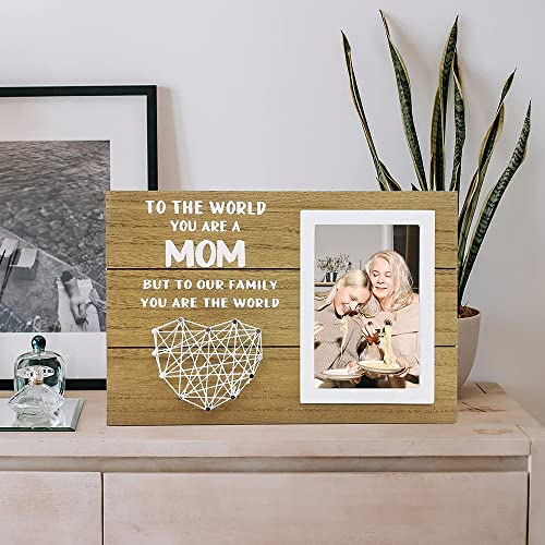 Manbushijie Mom Picture Frame Christmas Gifts, Mom Birthday Gifts From Daughter And Son, Women Picture Frame 4X6 Mom Gifts For Christmas, Thanksgiving, Birthday, Mother's Day #TOP3