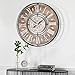 Deco 79 Metal Wall Clock with Wood Accents, 34