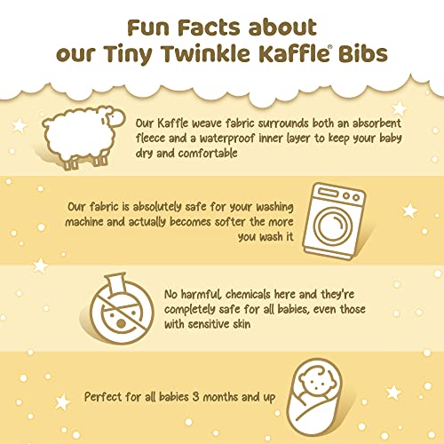 Tiny Twinkle Baby Feeding Bibs 8 Pack - Waterproof And Absorbent Infant Drool And Feeding Baby Bibs (Neutral Set 8-Pack) #TOP4