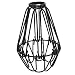 Produktbild fllyingu Vintage Käfig Draht Lampenschirm, Retro Industrielle Metall DIY Stehlampe Pendelleuchte Breite Halter Zubehör Für Küchen Loft Flur Schlafzimmer Bar Café Laden Salon Restaurant