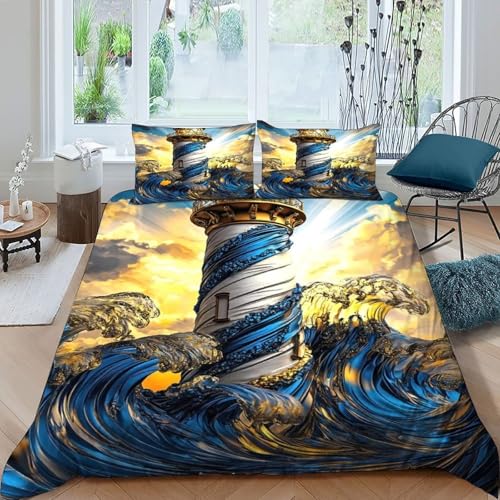 Housse de couette space theme en microfibre douce pour lit double - 3