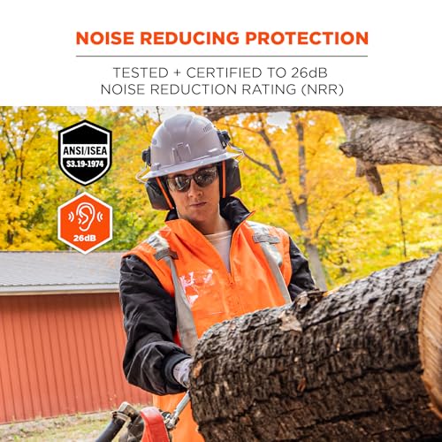 Image of Ergodyne Skullerz 8880 Hard Hat Mounted Earmuffs, NRR26dB