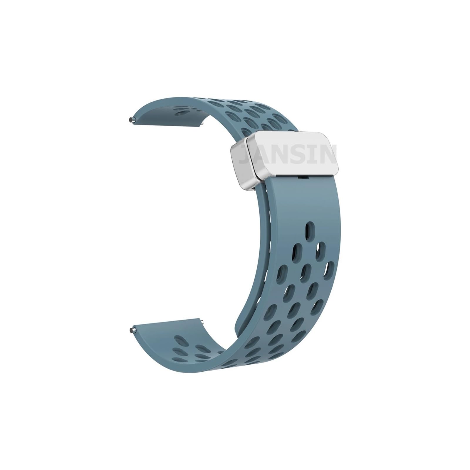 Correa magnética de silicona de 22 mm, 20 mm y 18 mm para GT5 GT5 Pro GT4 GT3 46 mm, correa deportiva transpirable para reloj GT5 GT4 41 mm