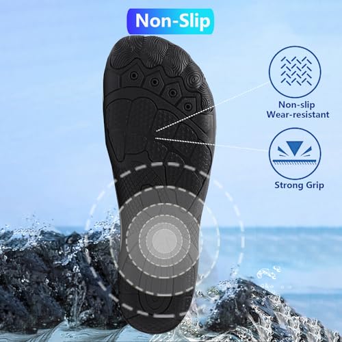 Image of Hike Barefoot Shoes Women Men Pro Water Footwear Wide Toe Box Non-Slip Unisex Athletic Outdoor Running Shoes