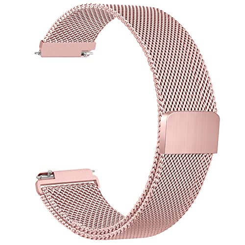 Bracelet montre maille métallique 18mm respirant et ajustable Garmin Forerunner 255S