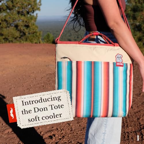 Image of Don Coolio Tote - Insulated Cooler Tote Bag, 24 Can Soft Cooler, 12L Capacity, Leakproof and Waterproof, Collapsible Portable Tote for Beach, Travel, Picnic and Grocery
