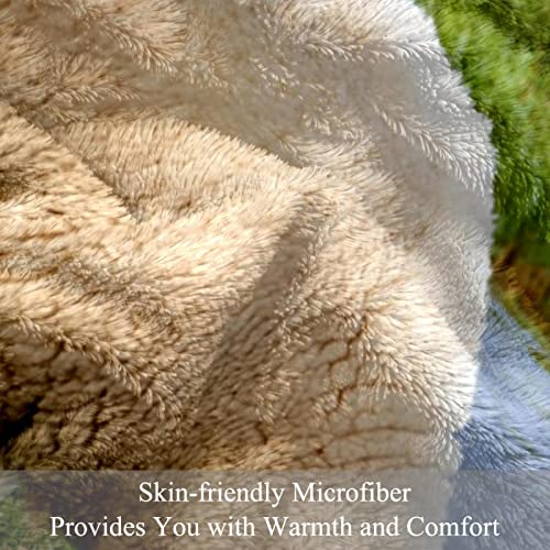 Couverture en peluche microfibre TBOUOBT imprimé moutons