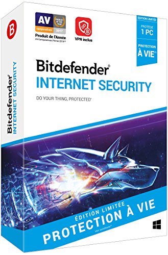 Bitdefender Internet Security - Edition Illimitée - 1 PC