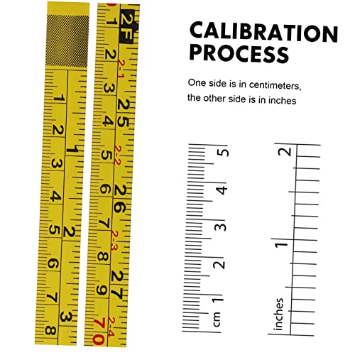 Cintas métricas adhesivas 3pcs VILLCASE 100 cm miniatura 4