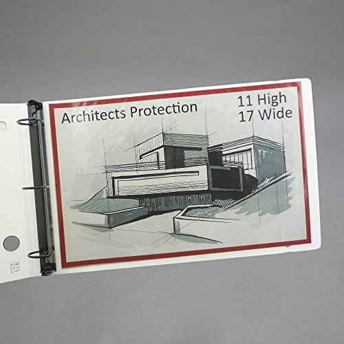 Keepfiling 11 X 17 Sheet Protectors Landscape View, Top Load, Extra-Heavyweight (100 Micron), Glass Clear, Pack Of 25 #TOP1