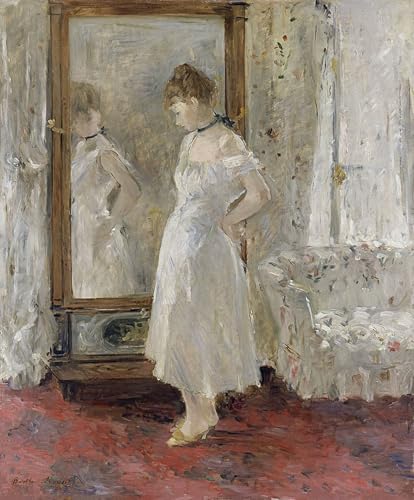 Portrait pour decoración mural Berthe Morisot le Verre Cheval grande affiche toile