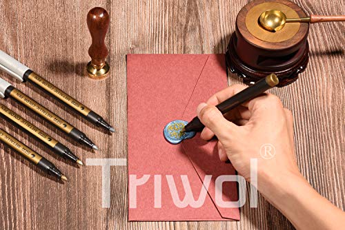 image for Triwol Wax Seal Pen Kit, Special Wax Seal Pen for Decorating Wax Seal 