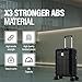 ATX Luggage 55x36x20cm Cabin Suitcase Super Lightweight Small Suitcase Approved for 100+ Airlines Including EasyJet, Ryanair, British Airways & Virgin Atlantic (Black, 21Inches, 33Liter)