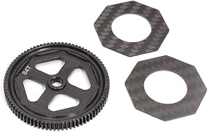 Centralina Cambio In Alluminio CNC Per Losi 1/10 22S Drag, SCT E ST - Nera