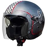 casco moto premier vangarde fl chromed, chrome, xl