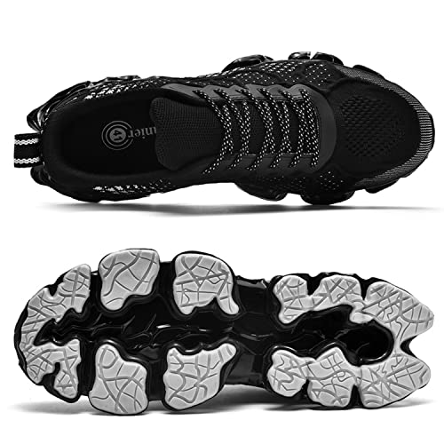 Image of Poramea Mens Slip on Loafers Walking Tennis Shoes Laceless Running Blade Sneakers Mesh Trail Jogging Casual Athletic