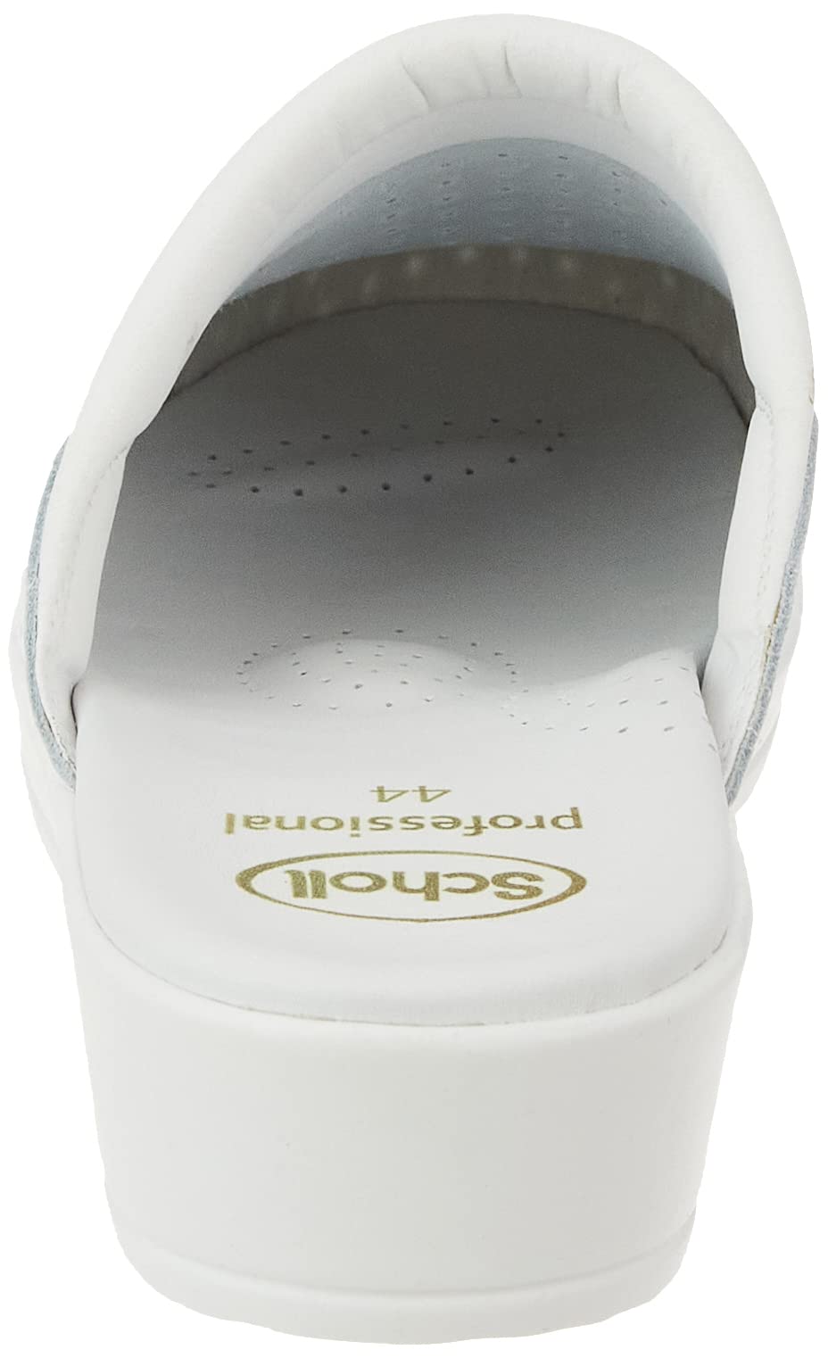 Scholl Clog Backguard, Zoccoli Sanitari Medicali Unisex - Adulto, Bianco, 37 EU