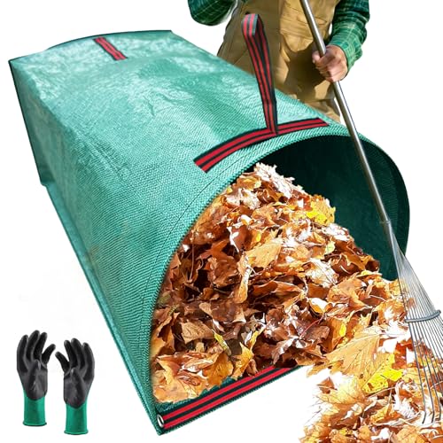 72 Gallon Leaf Collector Reusable Leaf Bag Dustpan-Type Yard Garden Bag