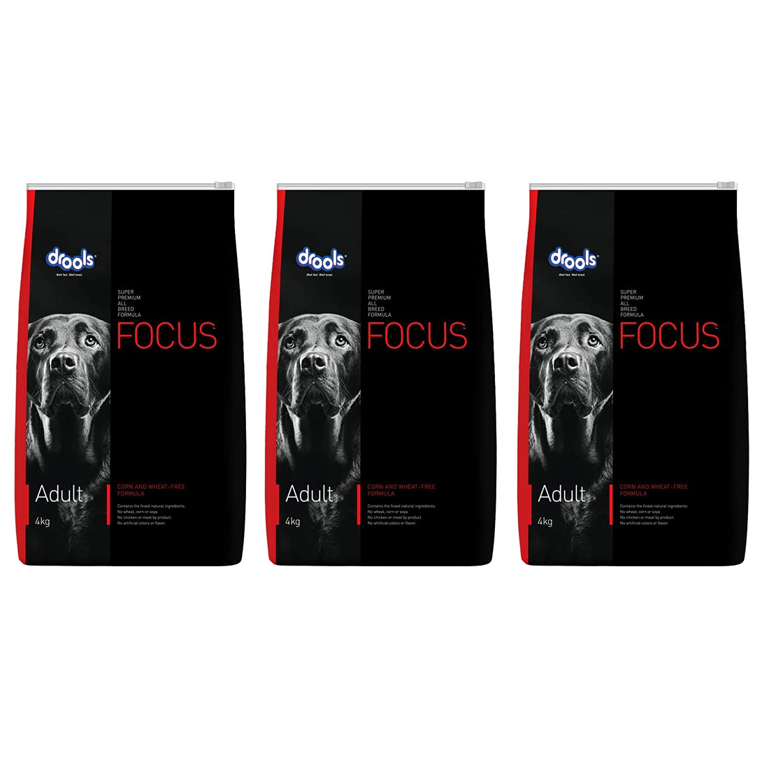 Drools Focus Adult Super Dog Food 4kg (Pack of 3), Dry (B098XJDTRW) Amazon Price History, Amazon Price Tracker