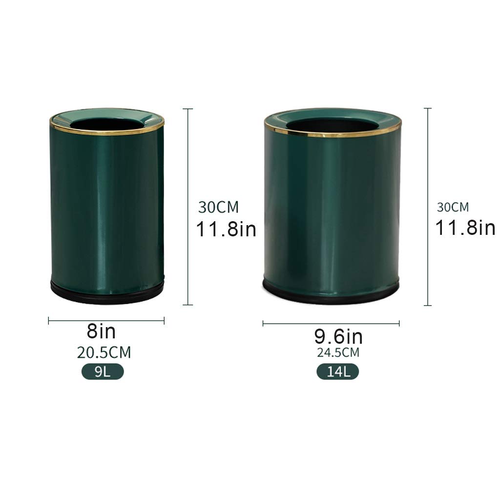 Kosz na śmieci Kosz na śmieci w domu domowy salon kreatywny moda prosta nowoczesna toaleta kosza łazienki puszka do segregacji śmieci (Color : 9L)