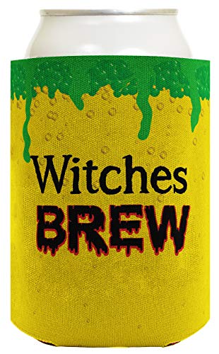 Funny Halloween Beer Coolie Bundle Scary Cute Halloween Party Costume Accessories 12 Pack Can Coolie Drink Coolers Coolies Multi #TOP5