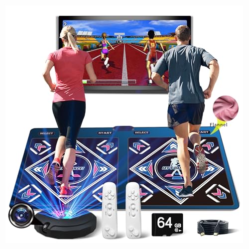 WuZhuangYuan HDMI Musical Electronic Dance mat with a Camera, a 64G Large Memory Card, Including 1000 Games,650 Songs,81 Music Videos,for Single/Double Users, a Luxurious Gift for Boys and Girls