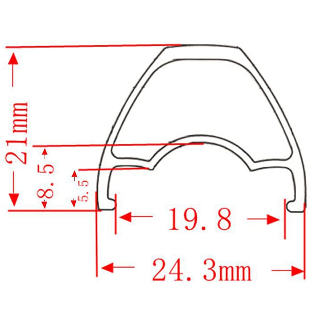 Generic Mountain Bike Wheelset 26/27.5/29 Pollici Leggero in Lega di Alluminio Cerchio 24H Mozzo Freno A Disco MTB Ruota Set Ruote di Bicicletta A Sgancio Rapido Fit