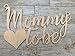 Mommy to Be Chair Sign,Wooden Baby Shower Chair Decor for New Mommy Gender Reveal,Baby Shower Party Decor