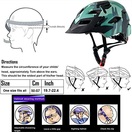 Kids Bike Helmet,Bavilk Kids Boys Girls Bike Helmets with