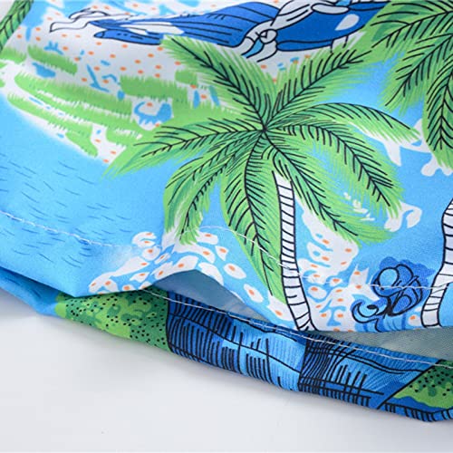 Shorts esportivos com estampa floral infantil para meninos e meninas shorts de praia para meninas ta