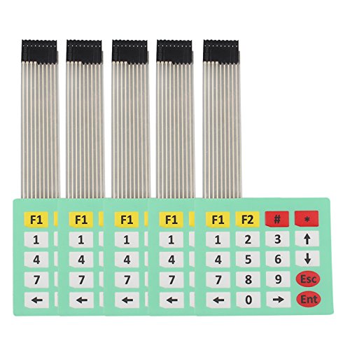 HALJIA 5 PCS 4 X 5 Matrix Array Teclado 20 Tecla Membrana