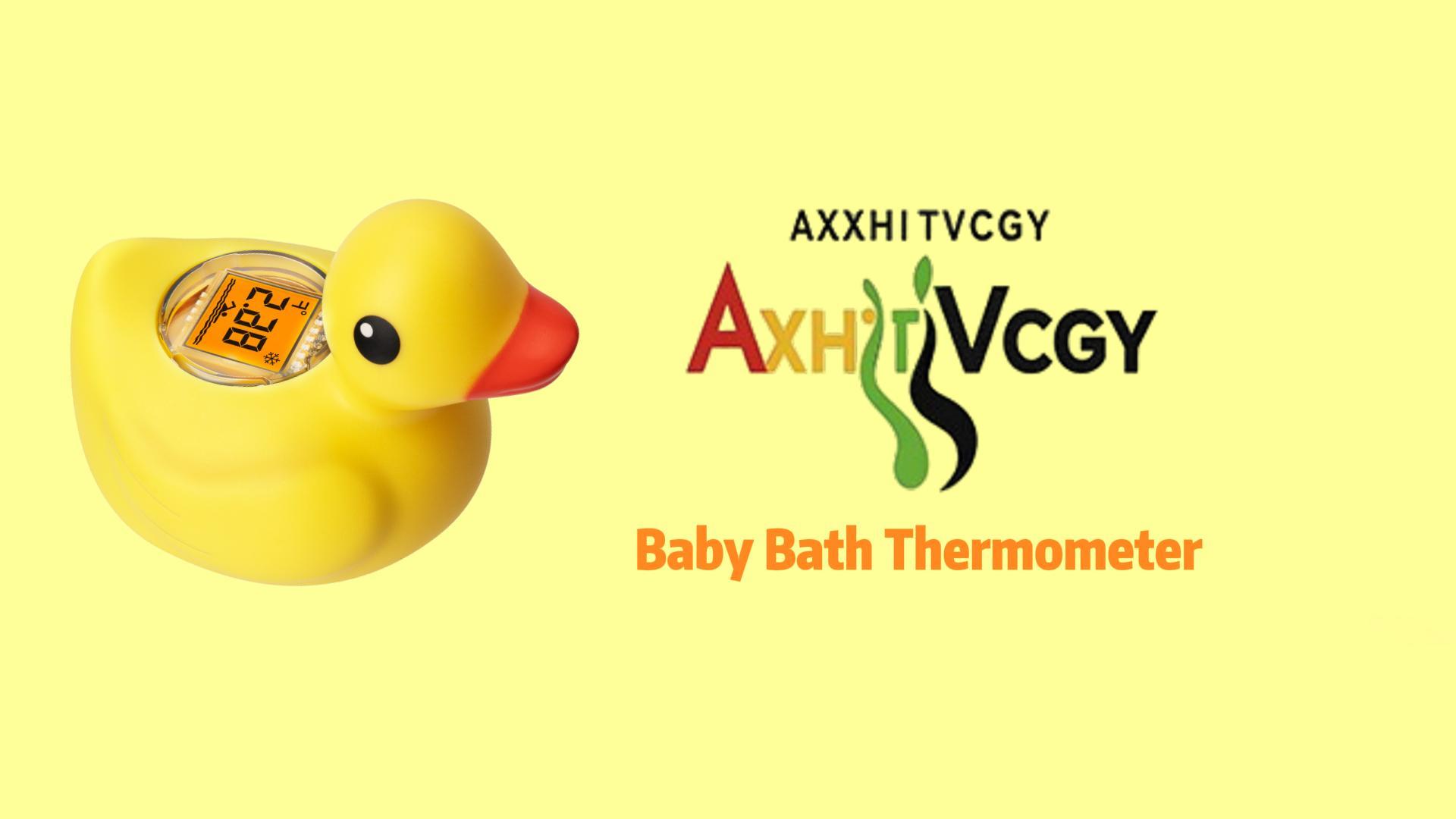 BabyElf Badthermometer voor pasgeborenen, kamer- en badthermometer, snelle en nauwkeurige wateraflezing met stil alarm, digitale drijvende badthermometer