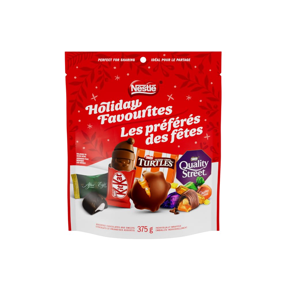 Nestle Holiday Favorites, Turtles, After Eight, & Quality Street Assorted Chocolates, 375g/13 oz. Bag (Imported from Canada)