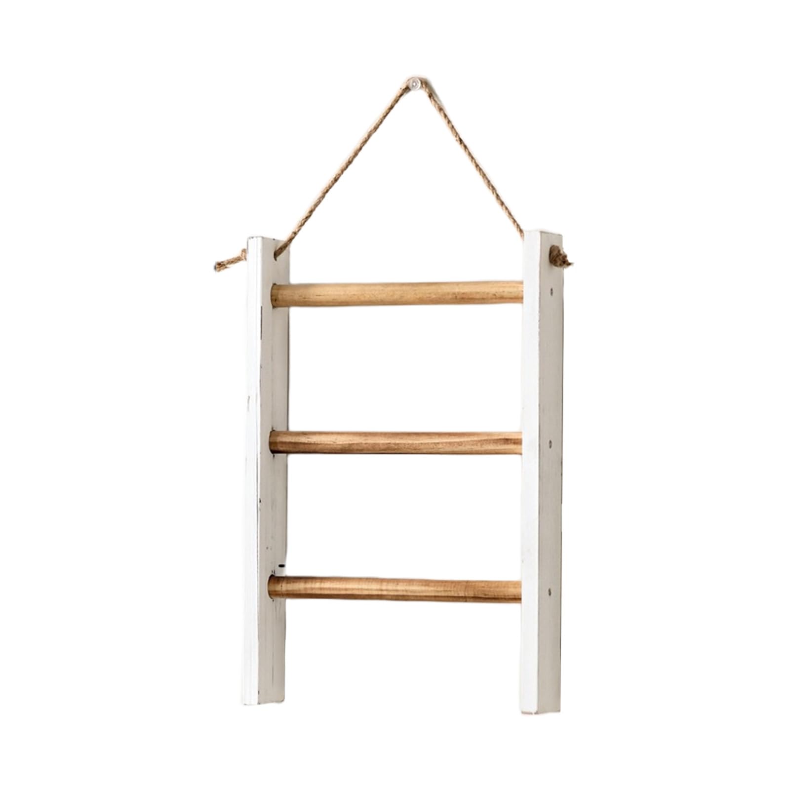Nucelit Ladder Towel Rack Wood Bathroom Shelf for Home Decoration and Space Saving Storage Space Saving Bathroom Storage Shelf