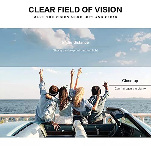 Lunettes de soleil bleues légères anti compression nez sans monture pour l'été