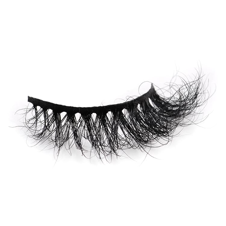 Image of Beauty False Eyelash For Women-Natural & Lightweight Faux Mink Fake Eyelashes /Long Lasting Eye Makeup Lash 5D / Soft & Comfortable Black Reusable Cat Eye Lashes -Fluttery & Wispy (Chic)