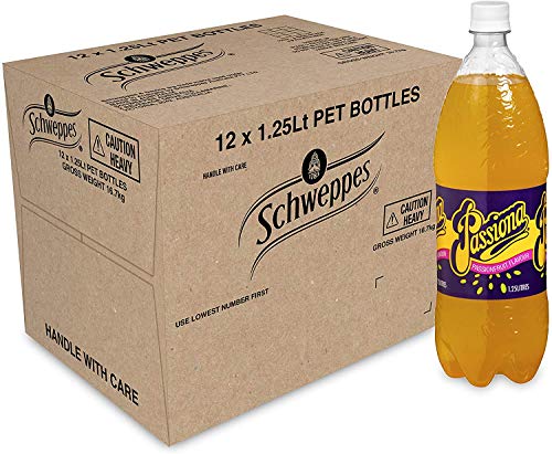 Passiona Passionfruit Flavour Soft Drink, 12 x 1.25L