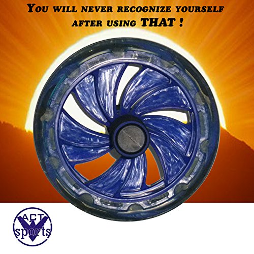V-Act Sports PRO ABS Workout Roller Wheel Exercise Equipment w/Knee Mattress - Sturdy and Well Made - Blue - PP - Fit for All Surfaces and Extremely Light - Home Fitness Guru V-Act Sports PRO ABS Workout Roller Wheel Exercise Equipment w/Knee Mattress - Sturdy and Well Made - Blue - PP - Fit for All Surfaces and Extremely Light - Image 6