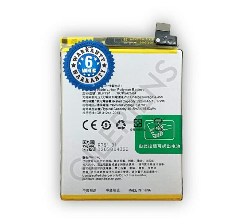 Image of Original BLP791 Battery for Oppo F17 PRO /Reno 4 / 4G / 4 LITE /Battery with 6 Month Warranty ****(SEP06)