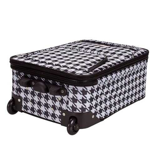 Image of Rockland Fashion Softside 2 Piece Luggage Set, Expandable, (14 inch Tote /19 inch Upright), Kensington