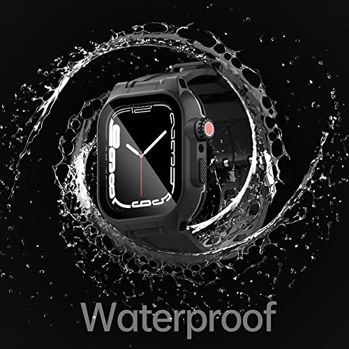 Waterproof Case for Apple Watch Case 45 mm Series 8/Series 7 with Screen Protector - Image 3