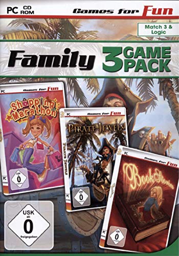 Family Game Pack 3 (Shopping Marathon + Pirate Jewels + Book Stories) [import allemand]