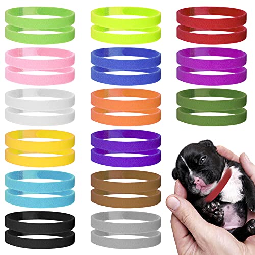 Fuyamp 30 Pièces Collier Chiot, 15 Couleurs Colliers...