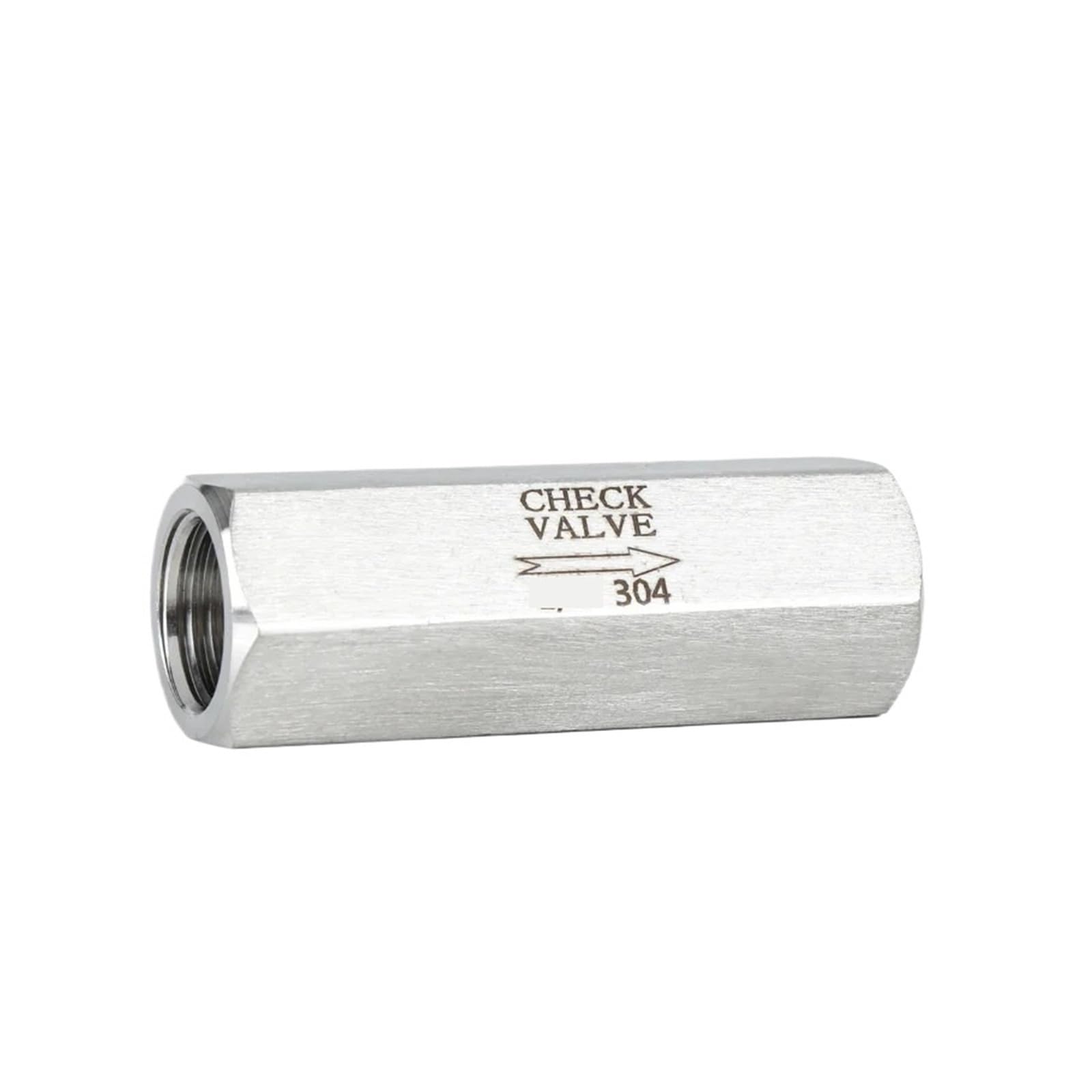 Clapet anti-retour 1/8 "1/4" 3/8 "1/2" 3/4 "1" 304 filetage femelle en acier inoxydable BSPP 150psi vannes unidirectionnelles sans retour(3/8")