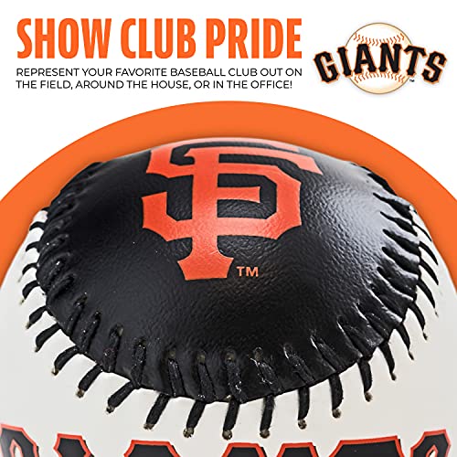 Image of Franklin Sports MLB Team Soft Baseballs - Team Logo - Fan Shop Toy Baseball for Kids - Decoration for Desks and Office