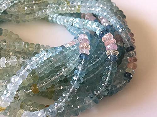 Aigue-marine multicolore 6mm LKBEADS pour personnaliser des bijoux en pierres naturelles