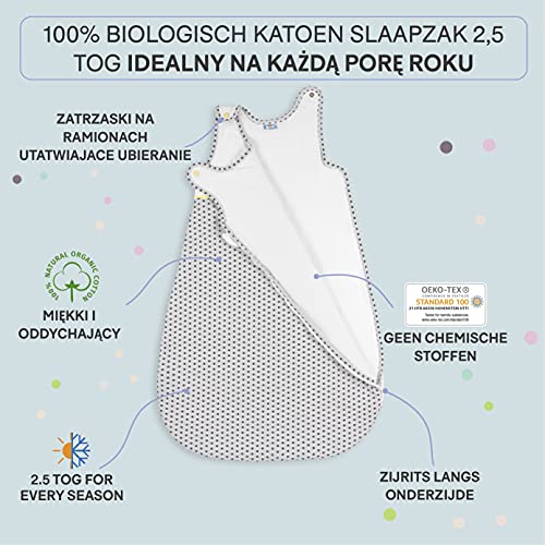 Sweety Fox Babyslaapzak, Babyslaapzak Tog 1 Organisch katoen en OEKO-TEX Chemicaliënvrij Babyslaapzak - Babyslaapzak, Babyslaapzak, Babyslingerzak - Afbeelding 5